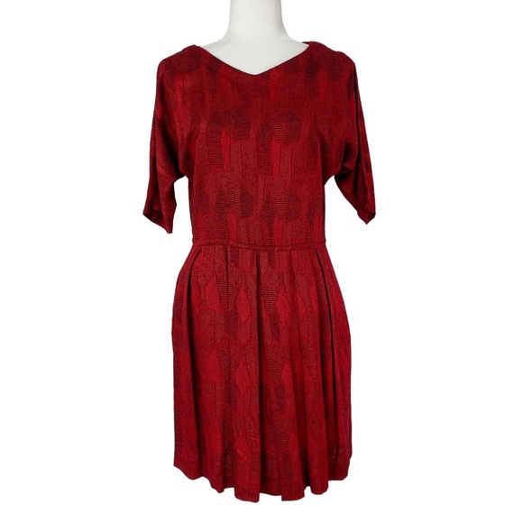 Vintage Arthur Max Pleated Mini Dress - Picture 1 of 9